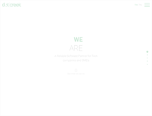 Tablet Screenshot of dotcreek.com